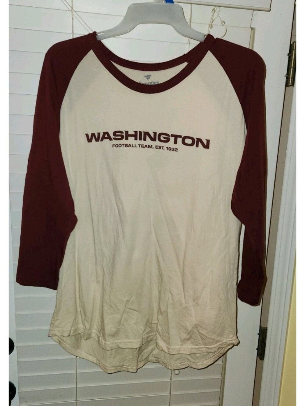 womens Chase Young Washington Football Team #99 3/4-Sleeve T-Shirt 2X